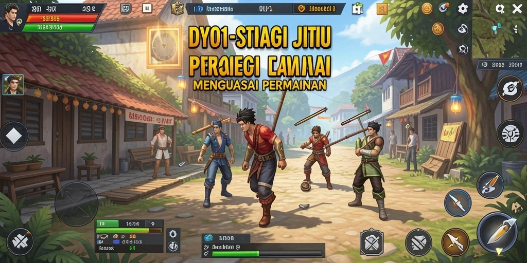 Screenshot DY01 menampilkan aksi seru dalam permainan strategi.