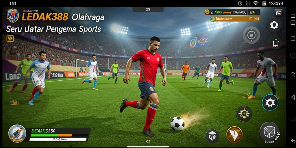 Tampilan gameplay seru dan dinamis dari LEDAK388.