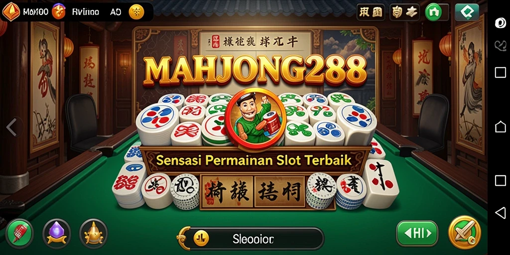 Tampilan menarik dari gameplay slot MAHJONG288 yang menghibur.