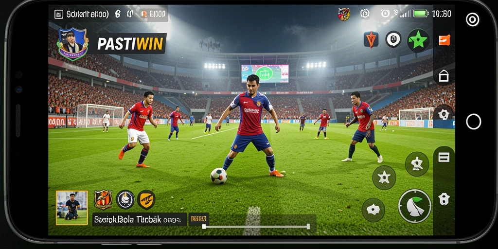 Tampilan gameplay PASTIWIN yang mendebarkan dan realistis.