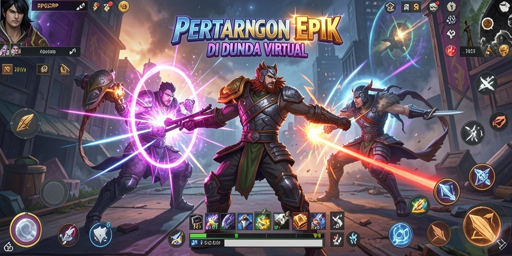 Screenshot RP62RP menampilkan aksi pertarungan yang mendebarkan.