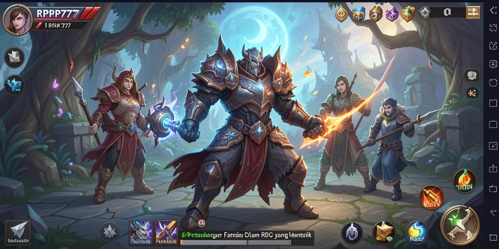 Tampilan gameplay RPRP777 yang menarik dan mendebarkan.