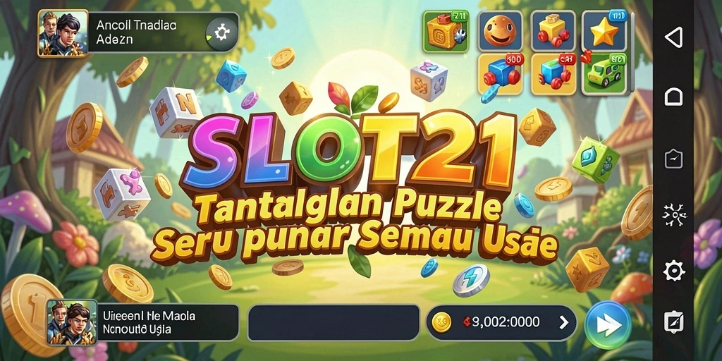 Tampilan menakjubkan dari gameplay SLOT21 yang penuh dengan teka-teki.