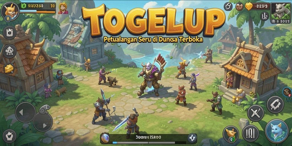Screenshot gameplay TOGELUP menampilkan keindahan dunia terbuka yang mendalam.