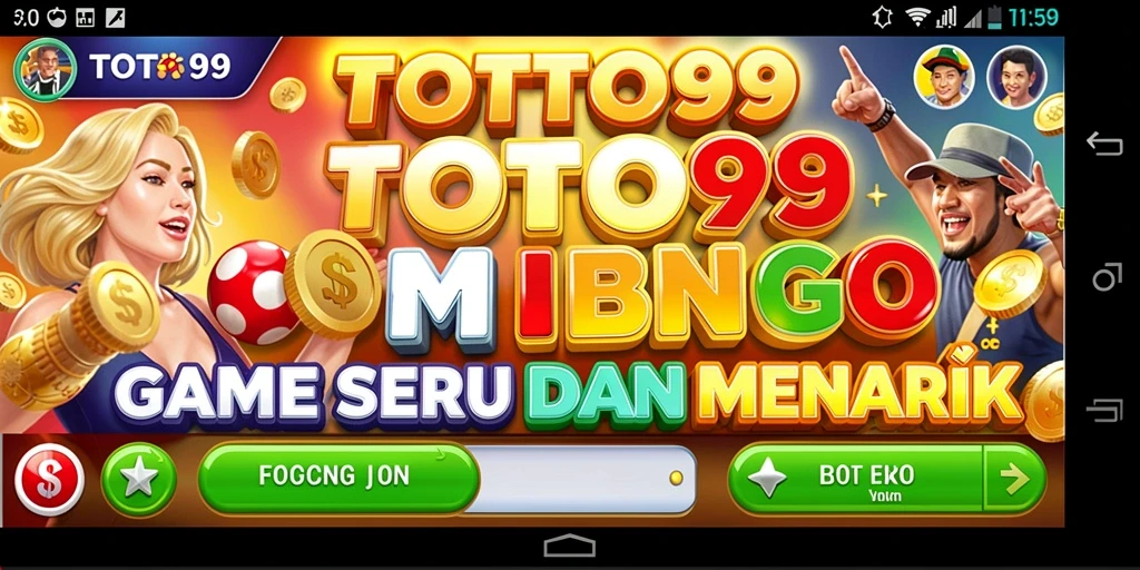 Tampilan gameplay Bingo TOTO99 yang menarik dan interaktif.