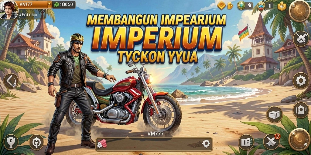 Tampilan gameplay VM777 yang dinamis dan penuh strategi.