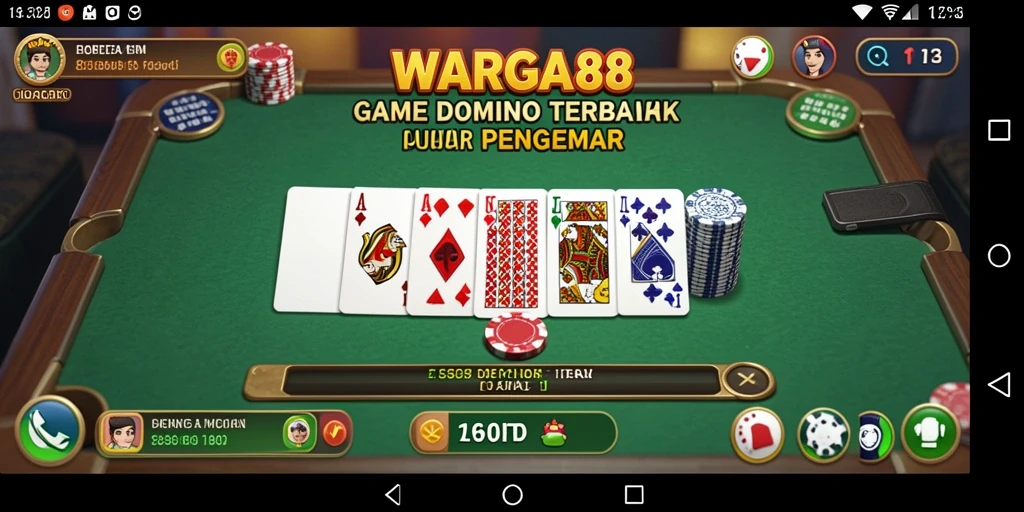 Tampilan gameplay WARGA88 yang seru dan menarik.